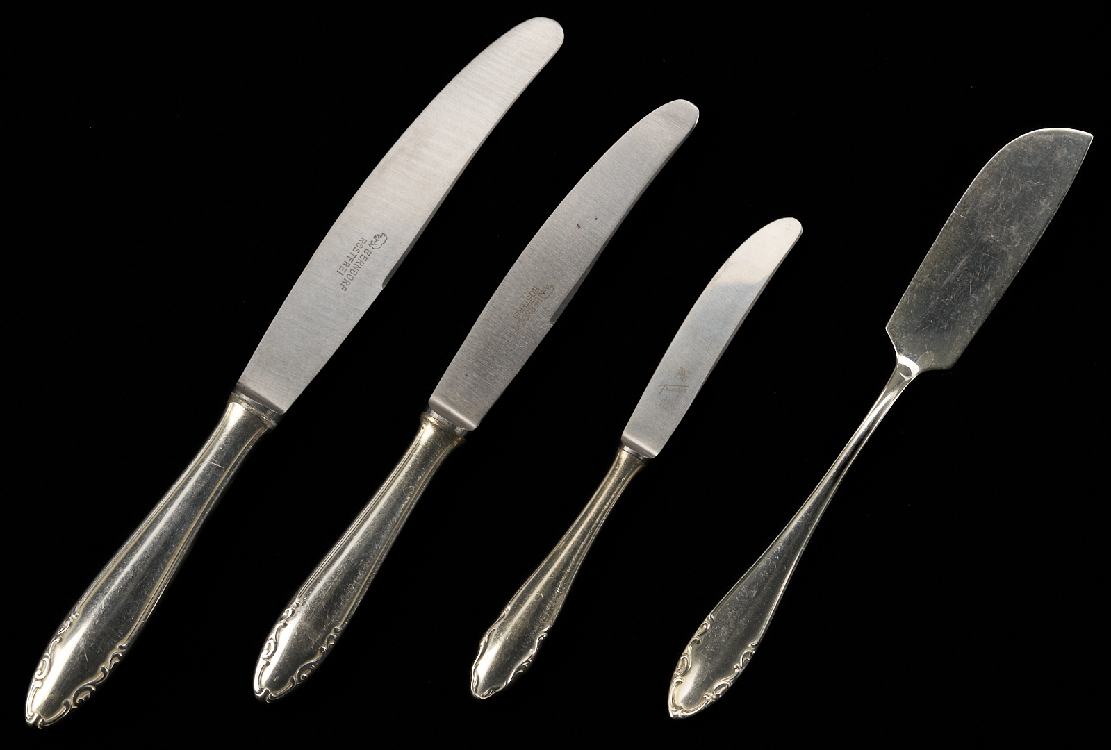 Lot 1312: Artkrupp Berndorf Art Deco Era Flatware, 118 pcs