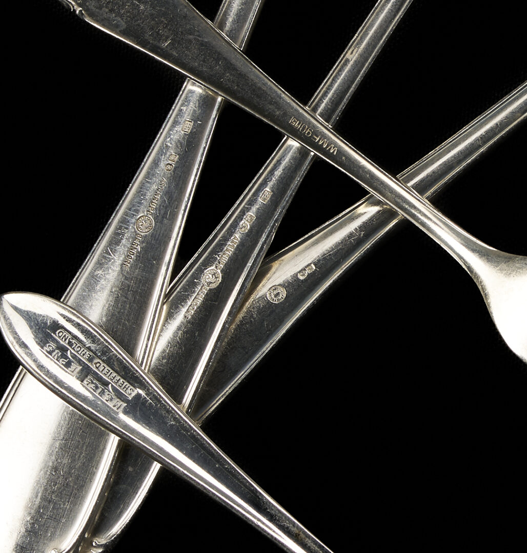 Lot 1312: Artkrupp Berndorf Art Deco Era Flatware, 118 pcs