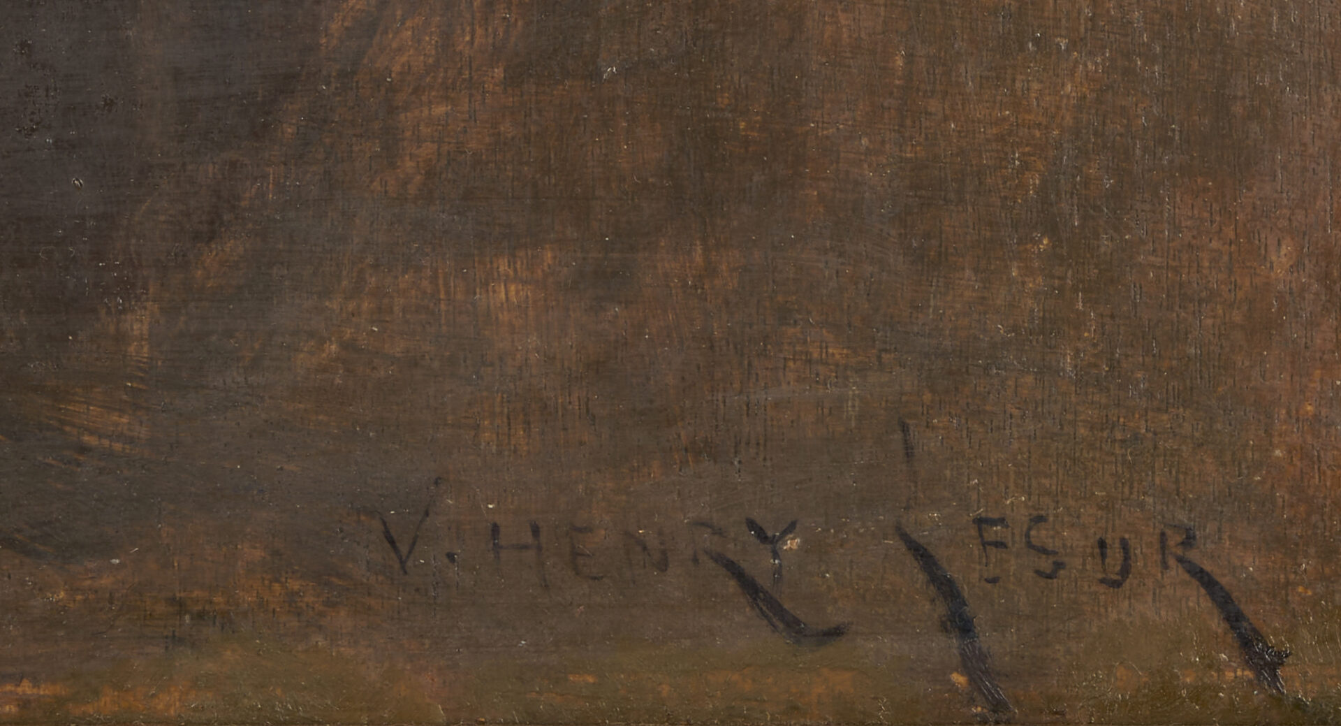 Lot 131: Henri Victor Lesur Oil Painting, French Street Scene