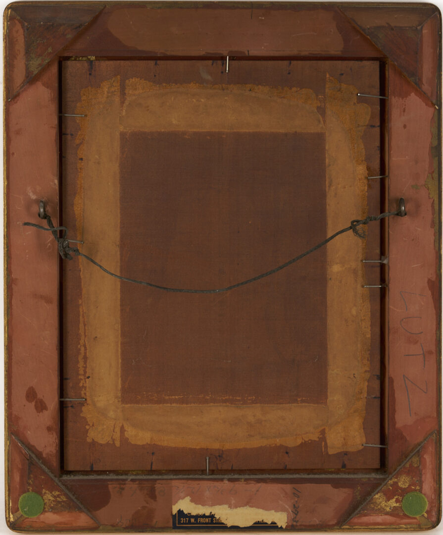 Lot 131: Henri Victor Lesur Oil Painting, French Street Scene