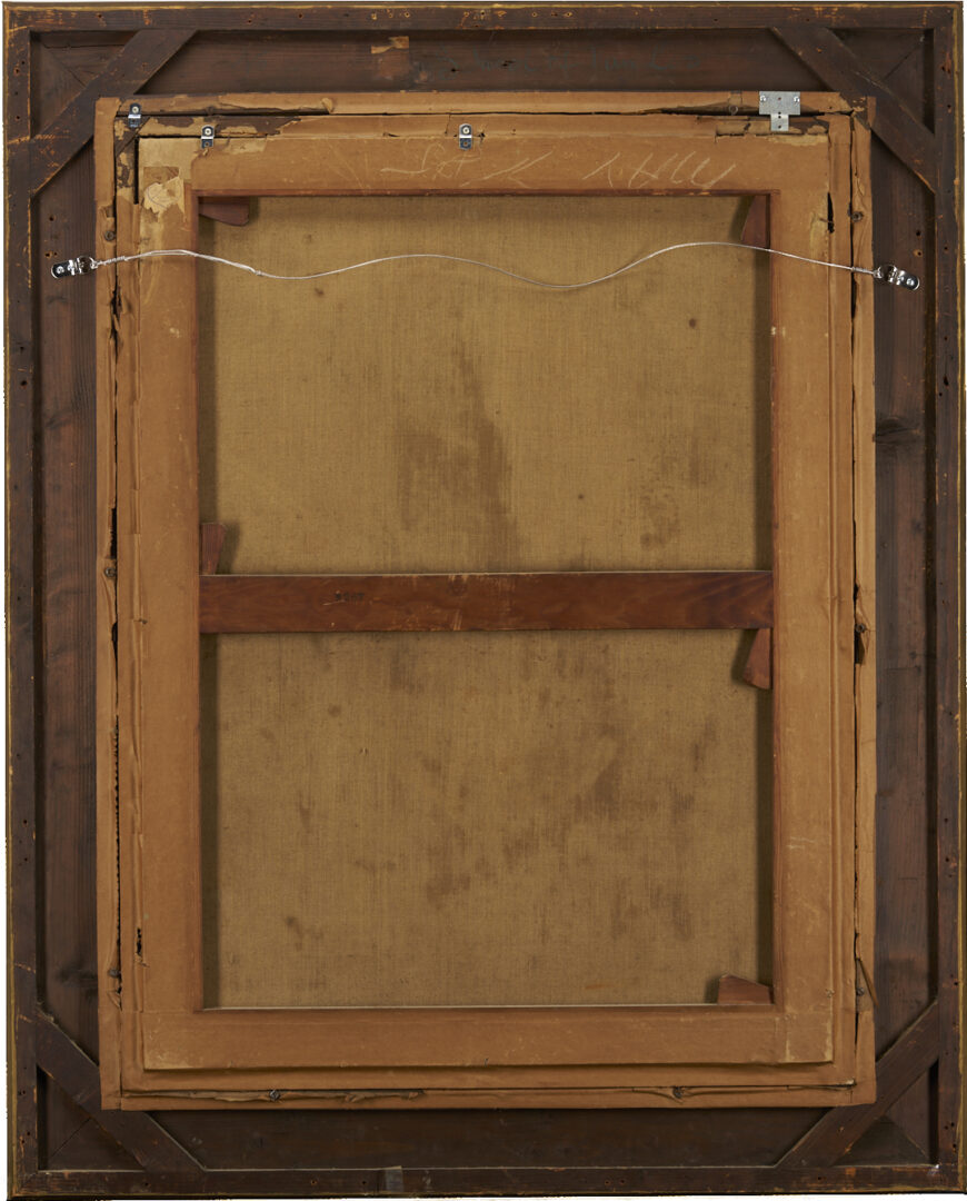 Lot 133: 18th C. Portrait Attrib. Van Loo, Duchesse de Luynes