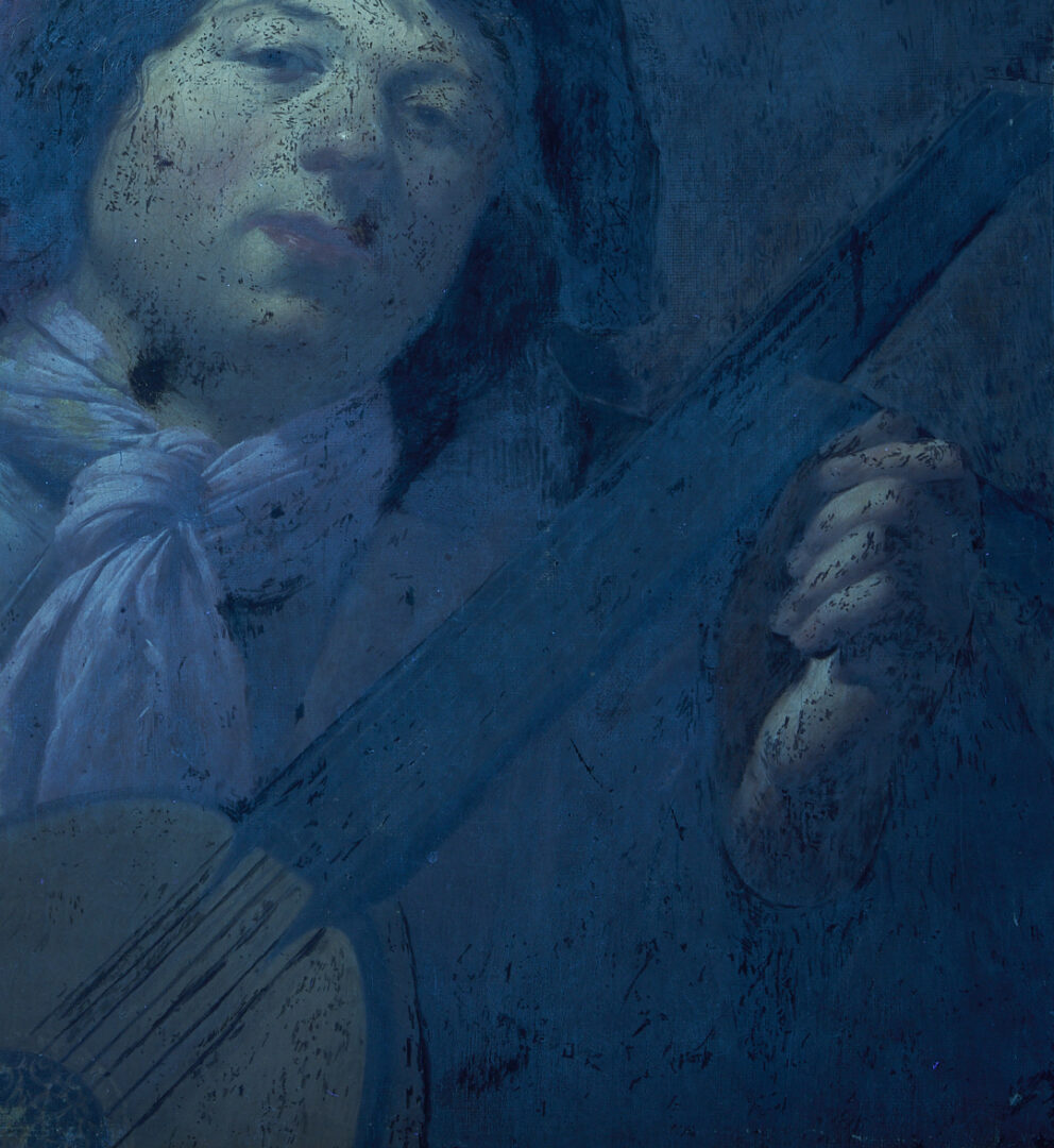 Lot 134: Pieter de Grebber O/C Painting, A Youth Tuning a Lute, ex-Christies/Jack Kilgore