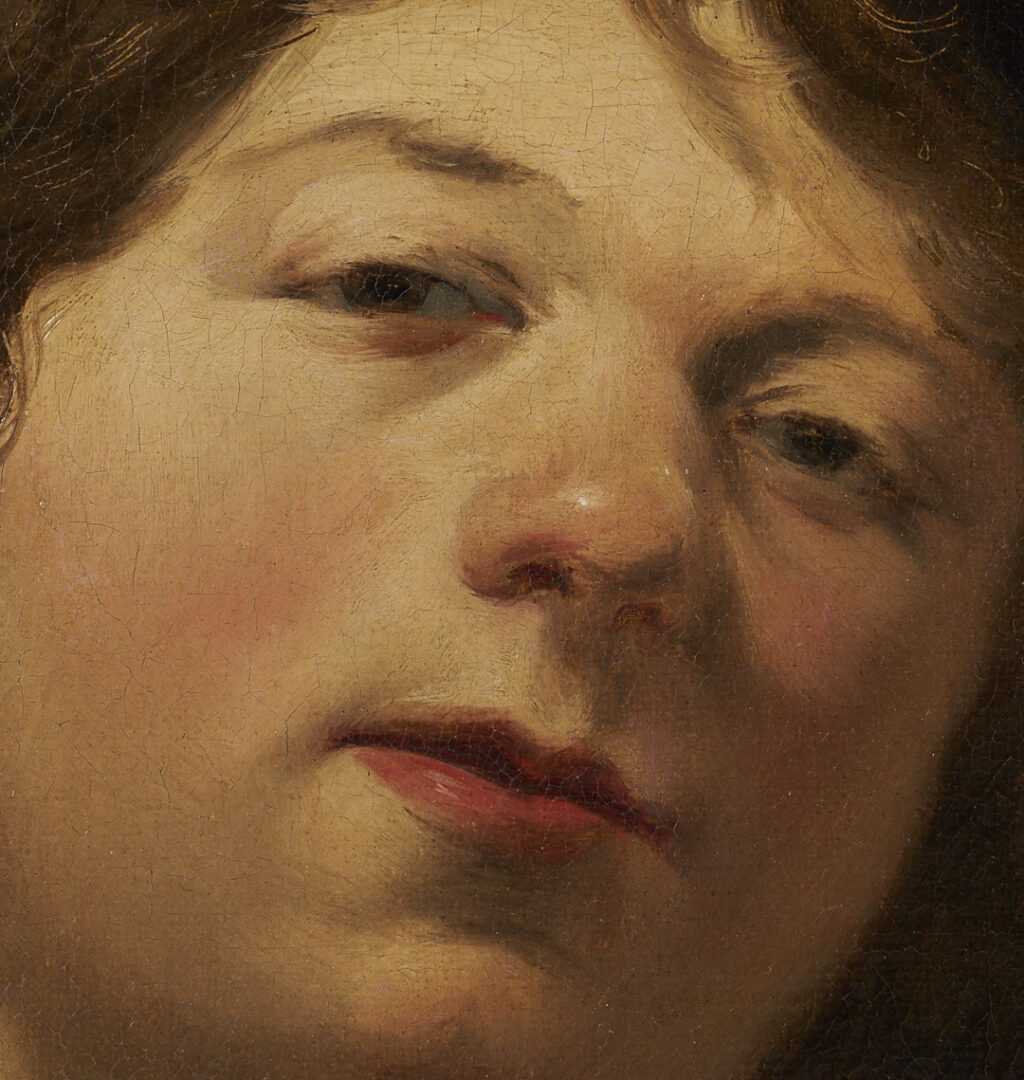 Lot 134: Pieter de Grebber O/C Painting, A Youth Tuning a Lute, ex-Christies/Jack Kilgore