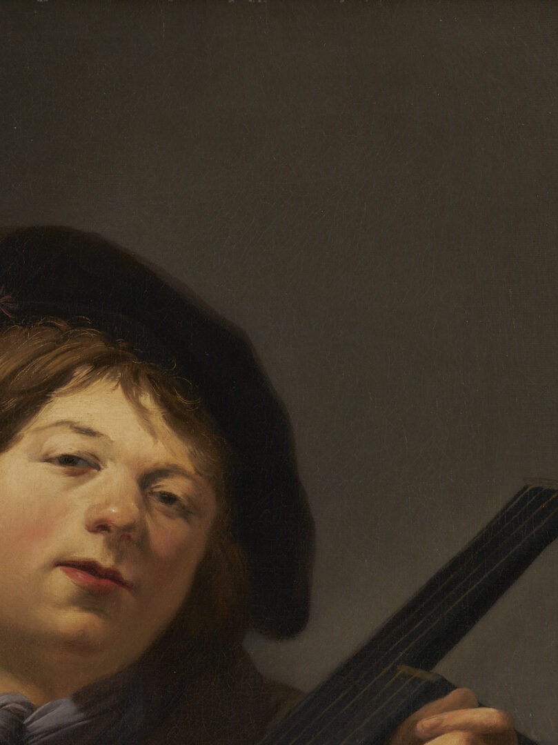 Lot 134: Pieter de Grebber O/C Painting, A Youth Tuning a Lute, ex-Christies/Jack Kilgore