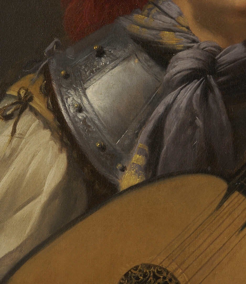 Lot 134: Pieter de Grebber O/C Painting, A Youth Tuning a Lute, ex-Christies/Jack Kilgore