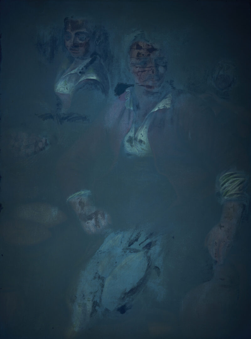 Lot 136: After Joachim Beuckelaer O/C Painting, Market Woman