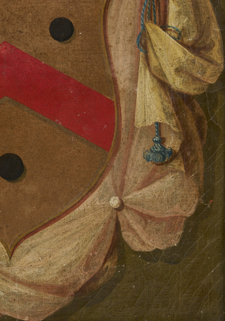 Lot 144: 2 19th c. Coat of Arms Paintings