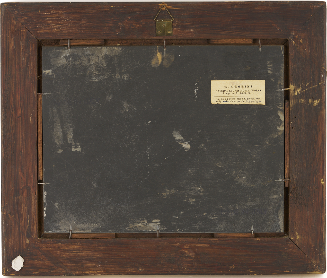 Lot 149: 4 Ugolini Pietra Dura Plaques, Dancers & Landscapes