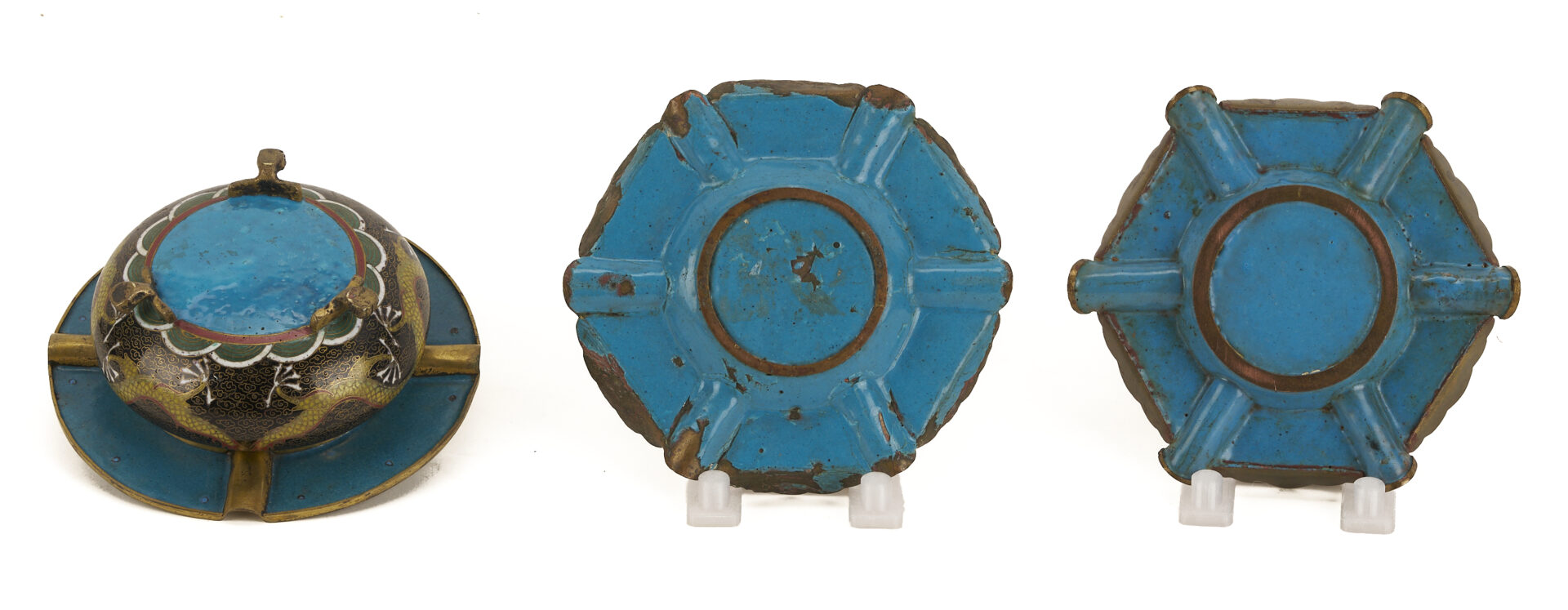 Lot 14: Chinese Smoking and Gaming Items plus 3 Card Cases