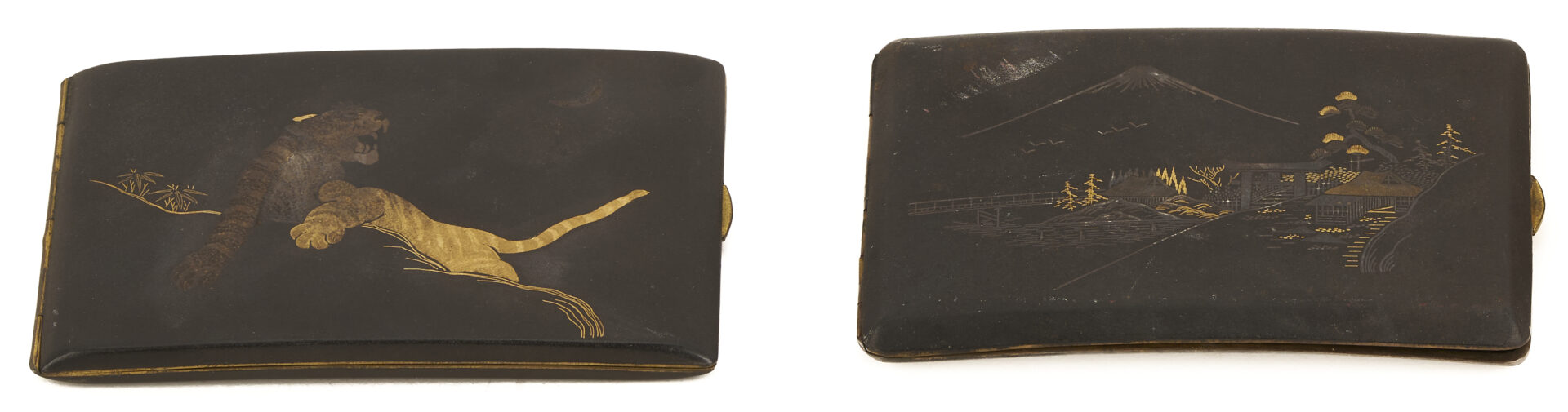 Lot 14: Chinese Smoking and Gaming Items plus 3 Card Cases