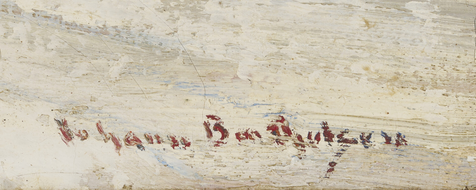 Lot 152: 2 Johann Berthelsen O/C Paintings, Snowy New York City Street & Flower Seller