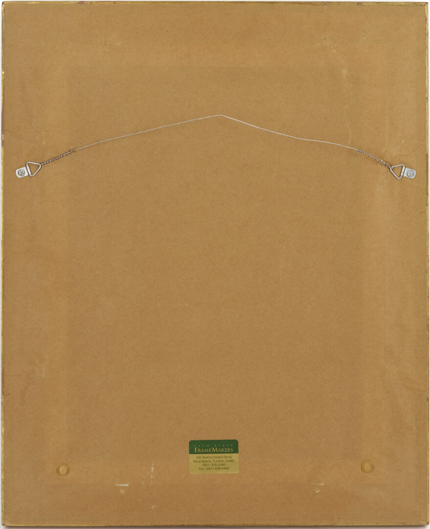 Lot 152: 2 Johann Berthelsen O/C Paintings, Snowy New York City Street & Flower Seller