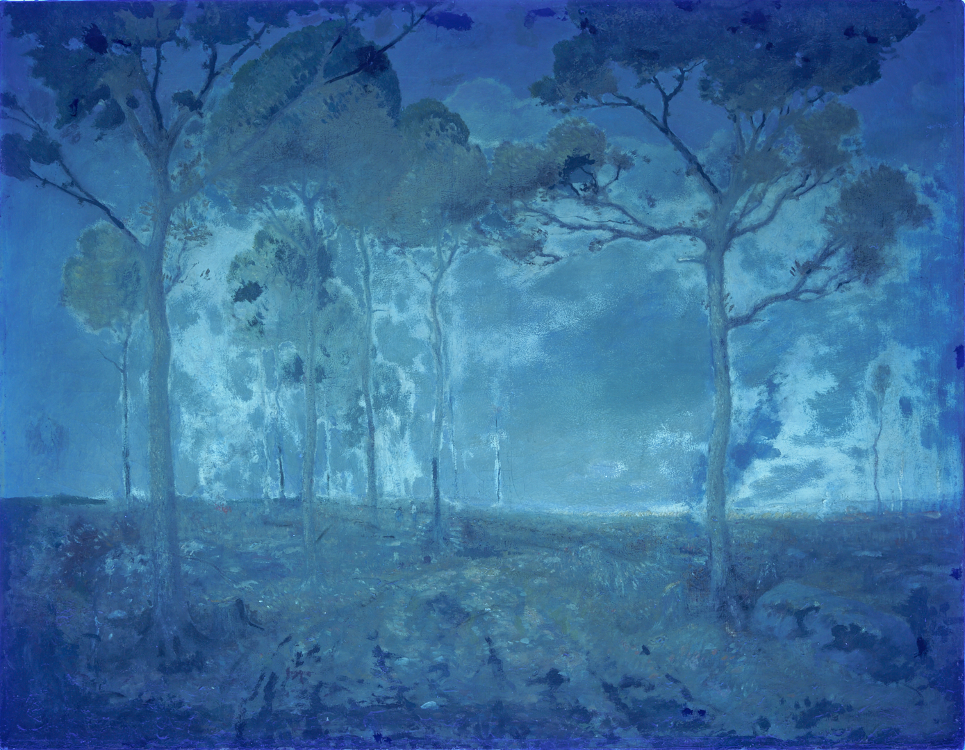 Lot 153: Henry Ward Ranger Tonalist O/C Landscape Painting