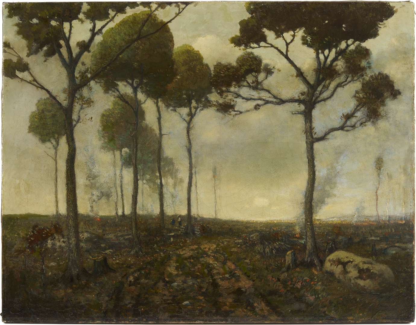 Lot 153: Henry Ward Ranger Tonalist O/C Landscape Painting