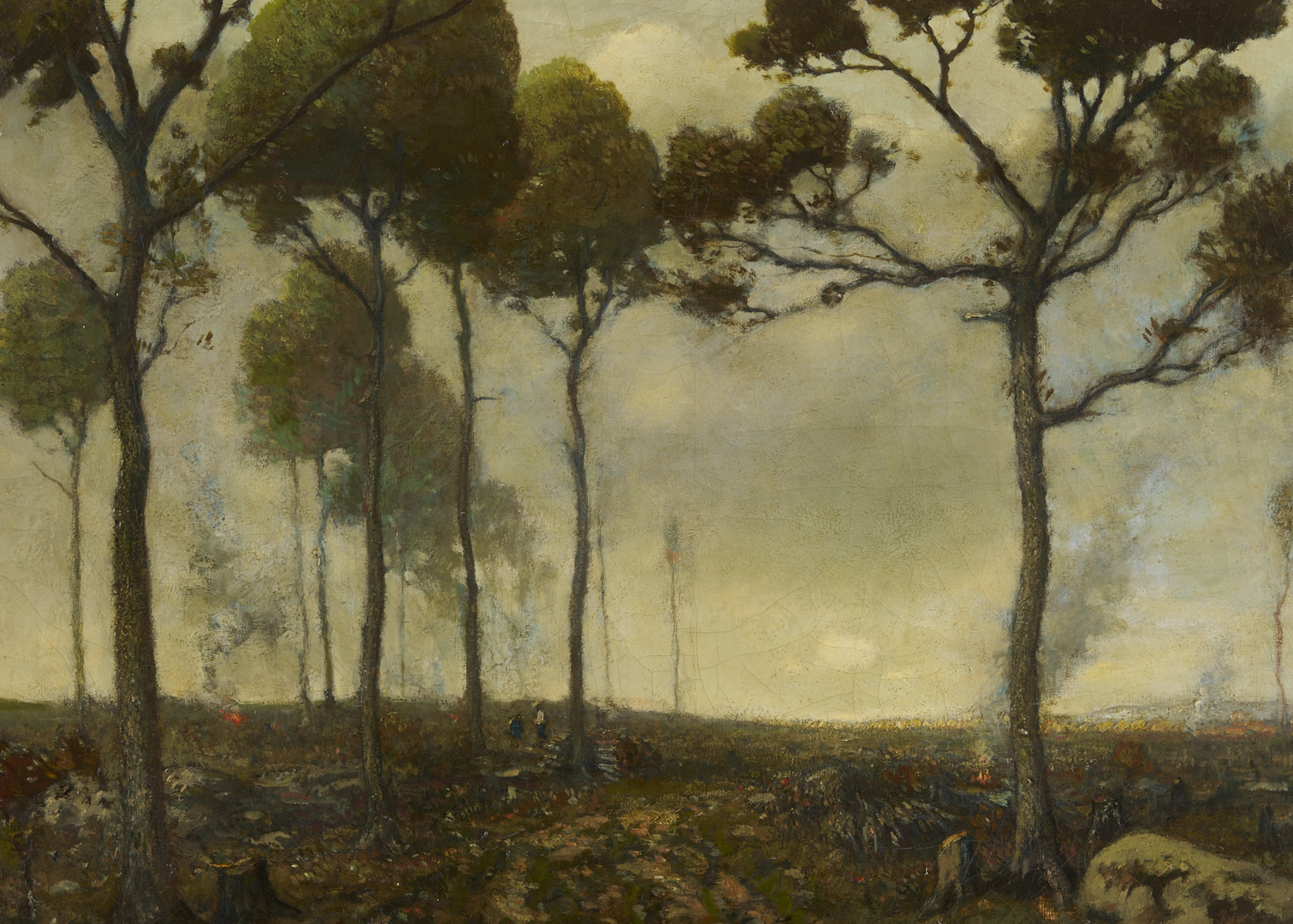 Lot 153: Henry Ward Ranger Tonalist O/C Landscape Painting