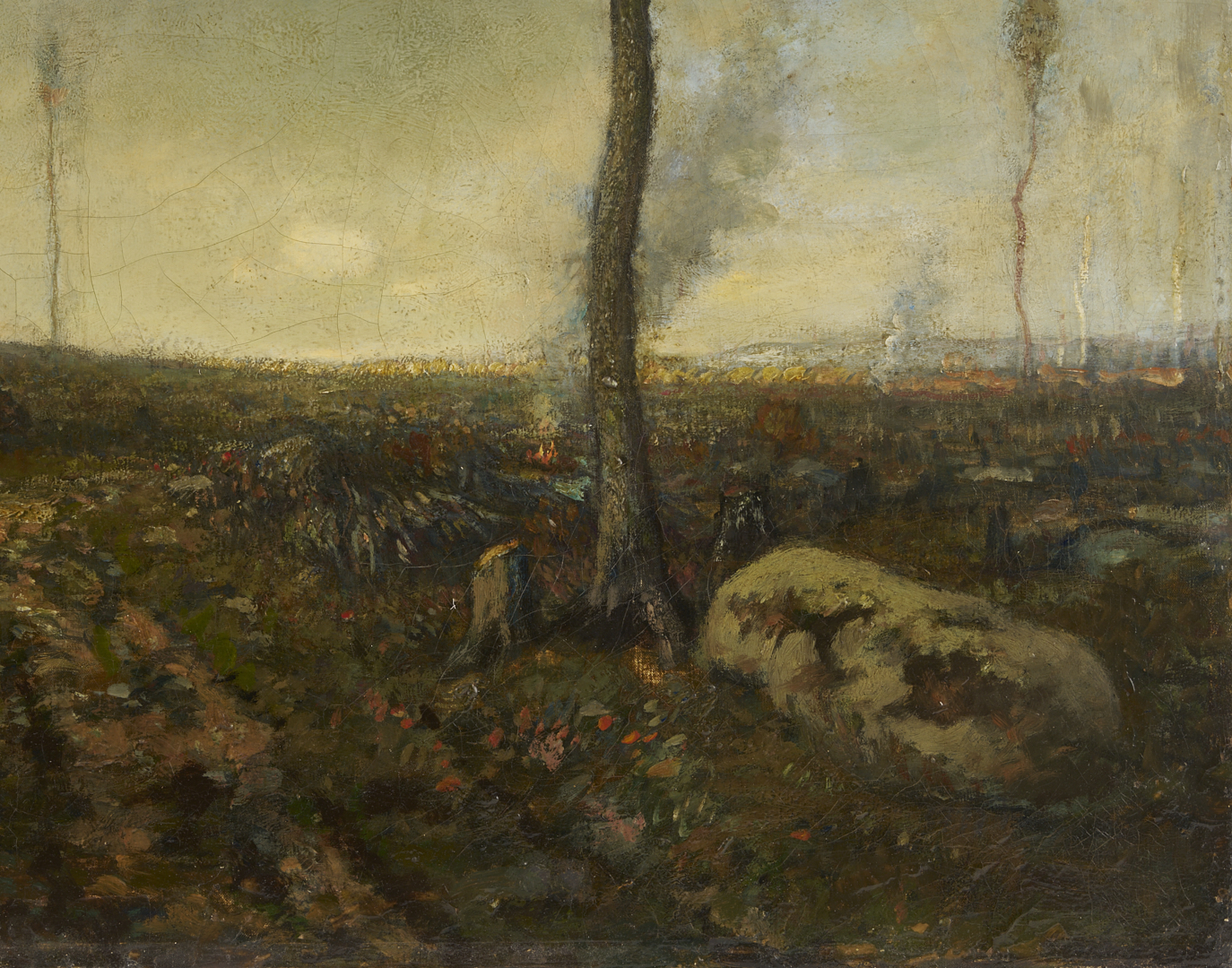 Lot 153: Henry Ward Ranger Tonalist O/C Landscape Painting