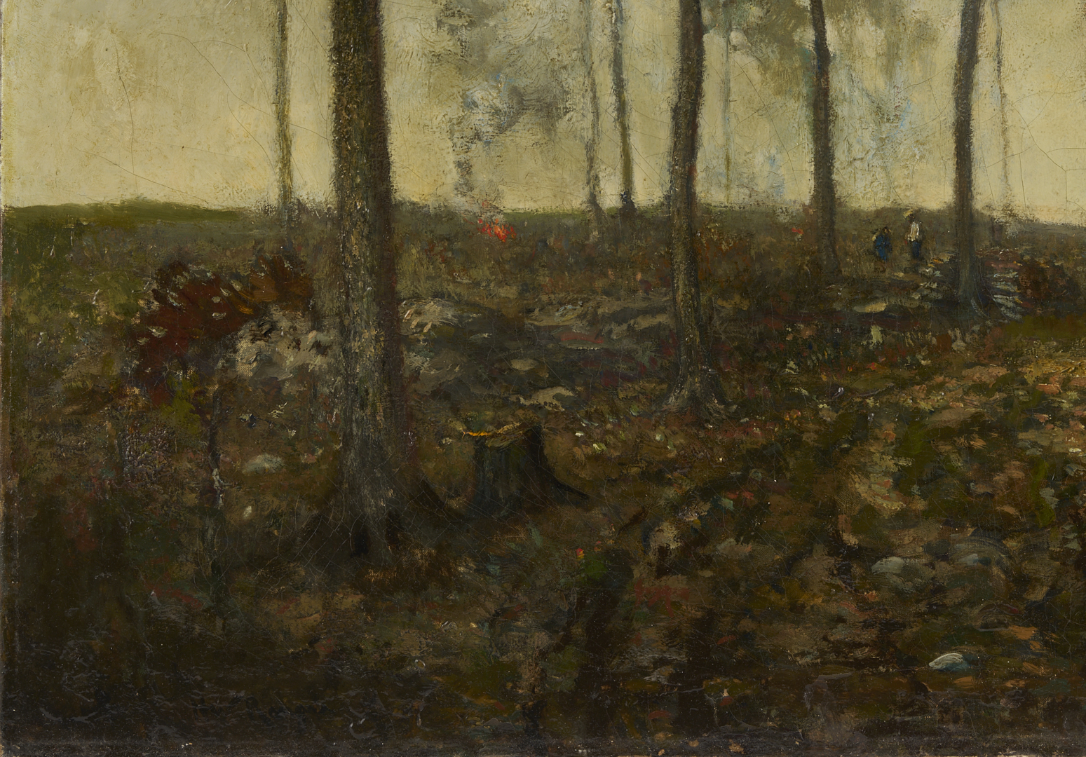 Lot 153: Henry Ward Ranger Tonalist O/C Landscape Painting