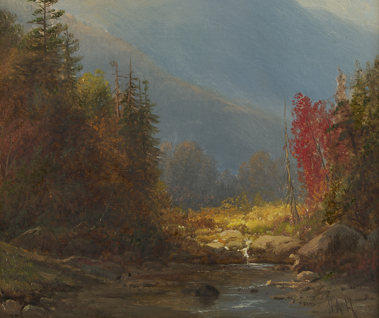 Lot 154: Joseph Hekking O/B Hudson River School Landscape