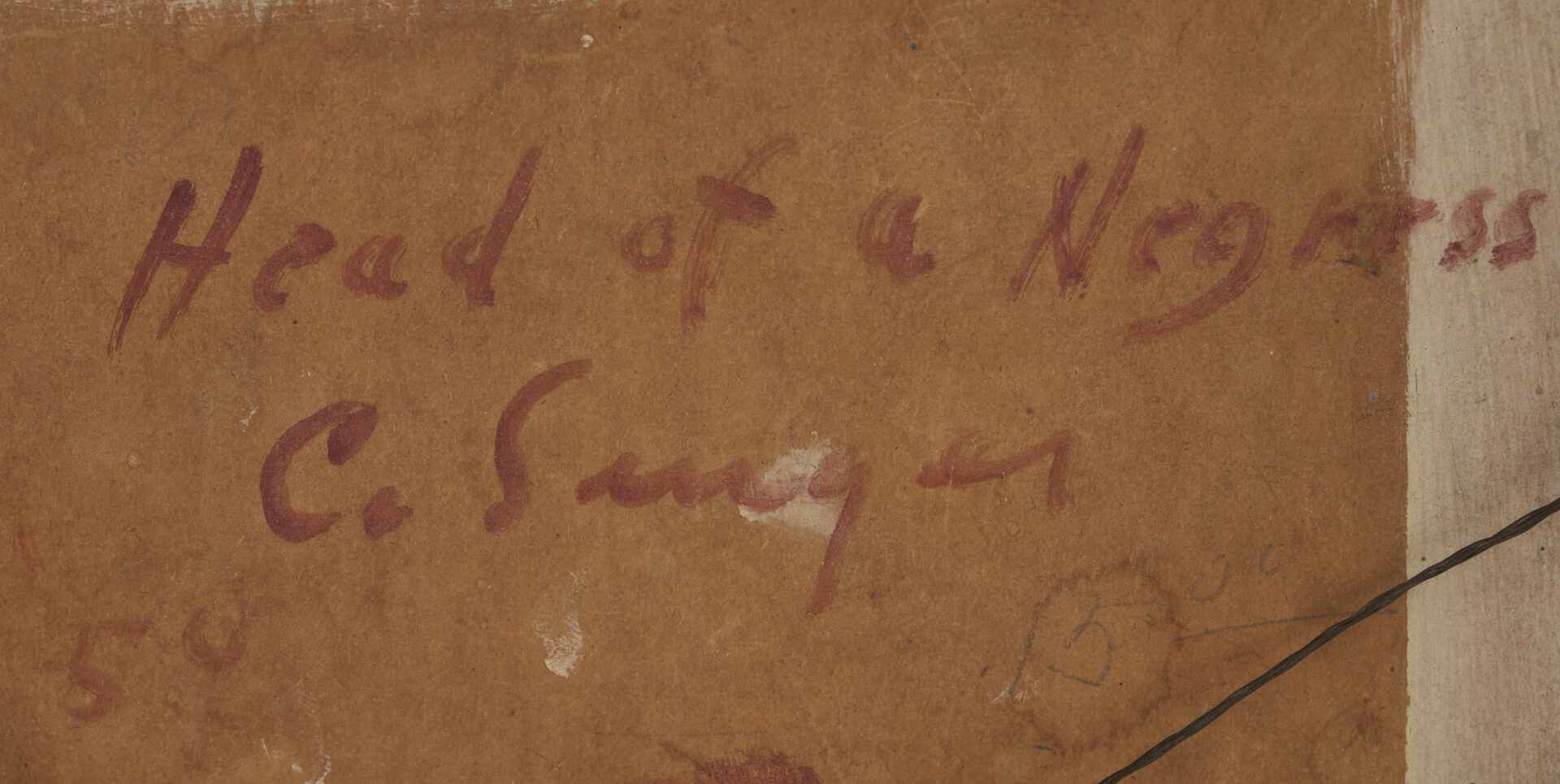 Lot 155: Clyde Singer O/C Portrait of an African American Woman