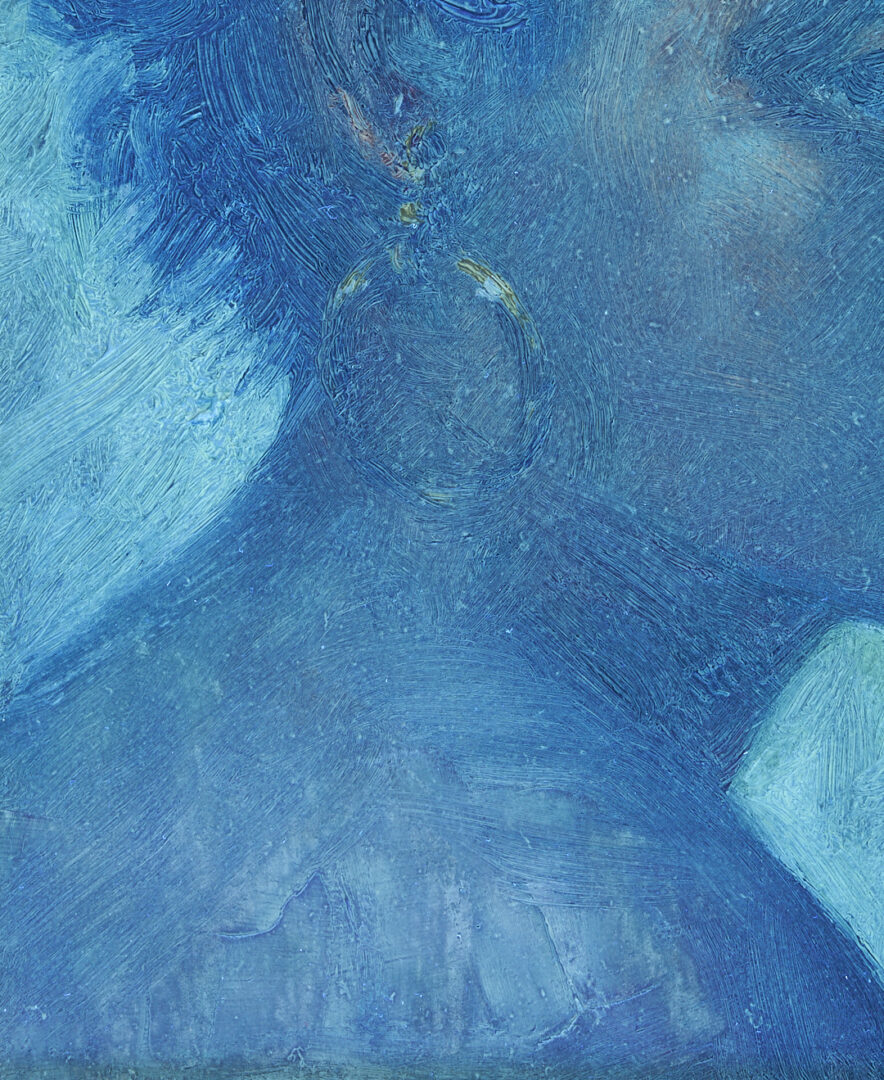 Lot 155: Clyde Singer O/C Portrait of an African American Woman