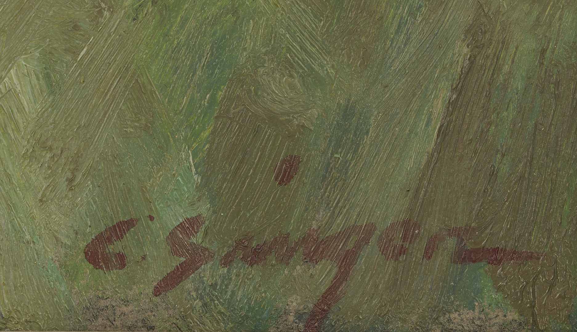 Lot 155: Clyde Singer O/C Portrait of an African American Woman