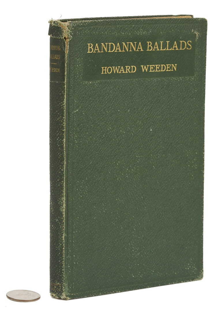 Lot 166: Maria Howard Weeden W/C Portrait of a Girl, Plus Signed Bandanna Ballads
