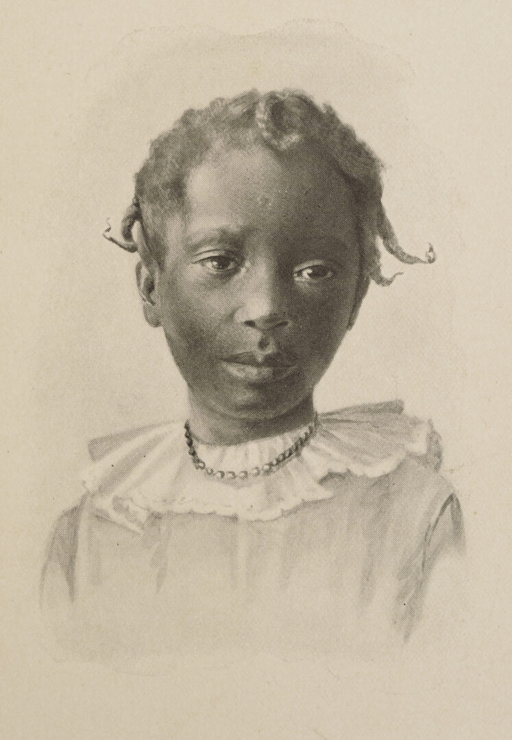 Lot 166: Maria Howard Weeden W/C Portrait of a Girl, Plus Signed Bandanna Ballads