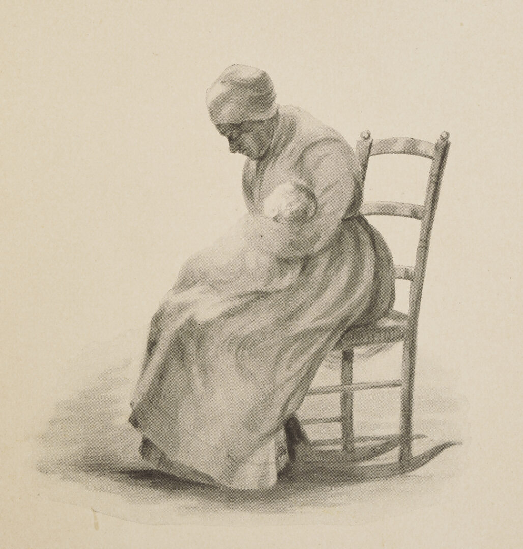 Lot 166: Maria Howard Weeden W/C Portrait of a Girl, Plus Signed Bandanna Ballads