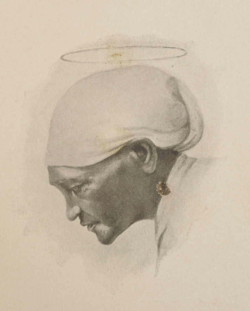 Lot 166: Maria Howard Weeden W/C Portrait of a Girl, Plus Signed Bandanna Ballads