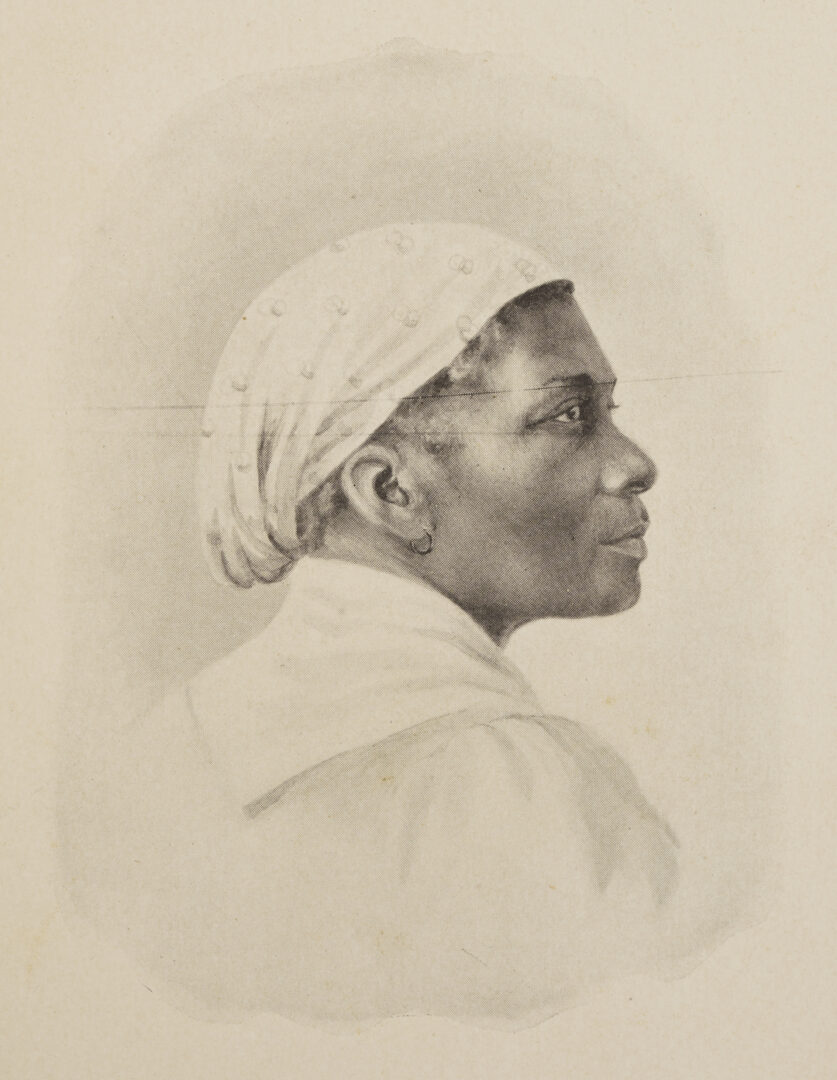 Lot 166: Maria Howard Weeden W/C Portrait of a Girl, Plus Signed Bandanna Ballads