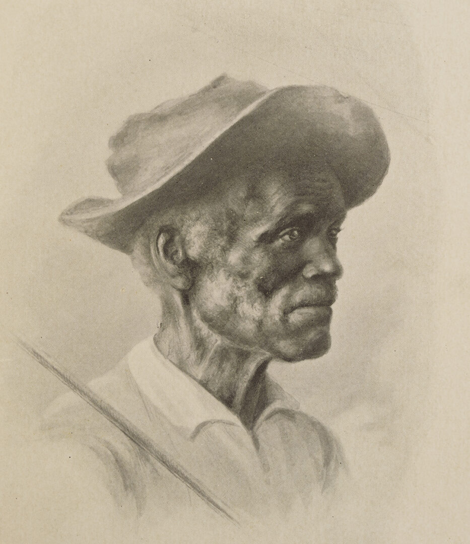 Lot 166: Maria Howard Weeden W/C Portrait of a Girl, Plus Signed Bandanna Ballads