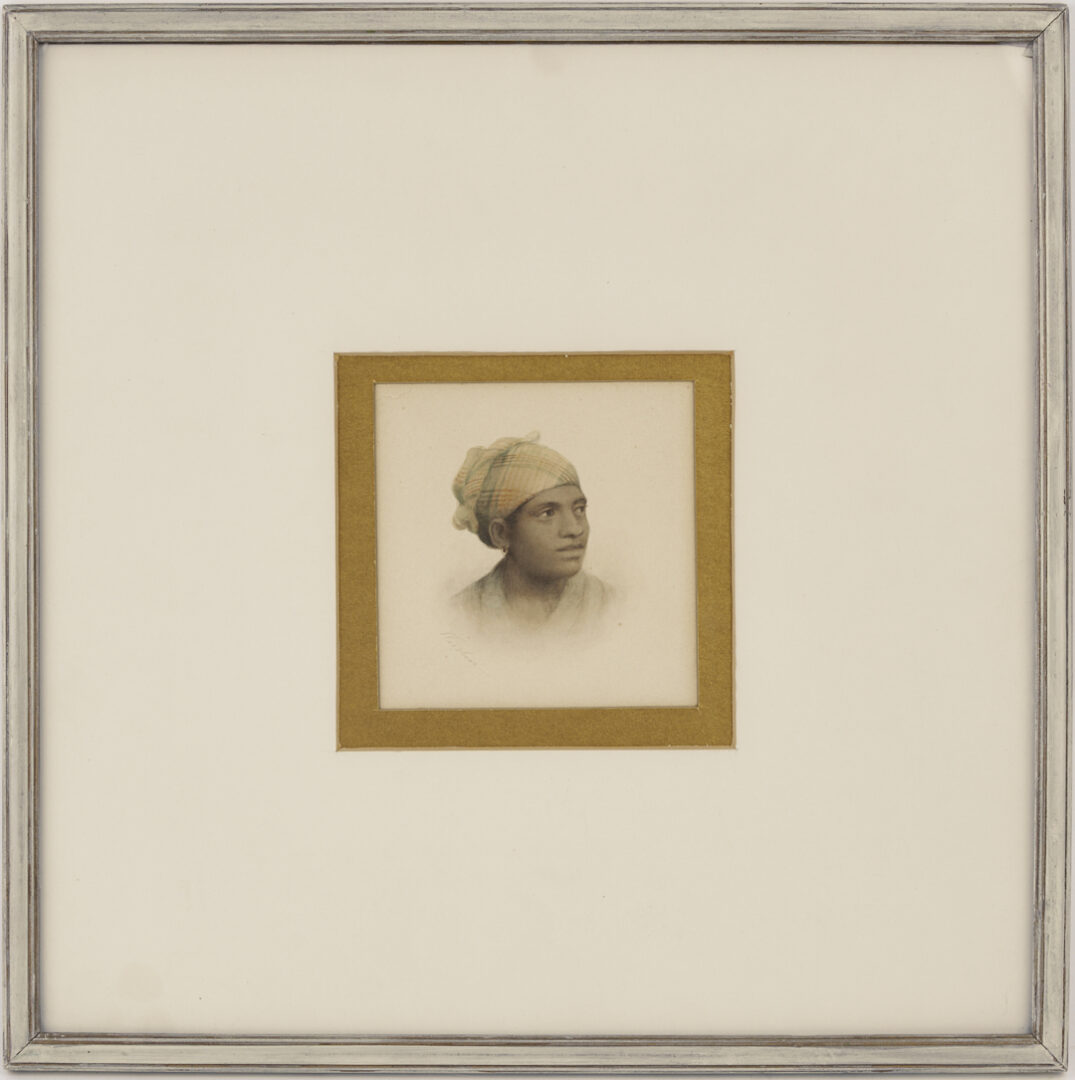 Lot 167: Maria Howard Weeden W/C Portrait of a Young Woman