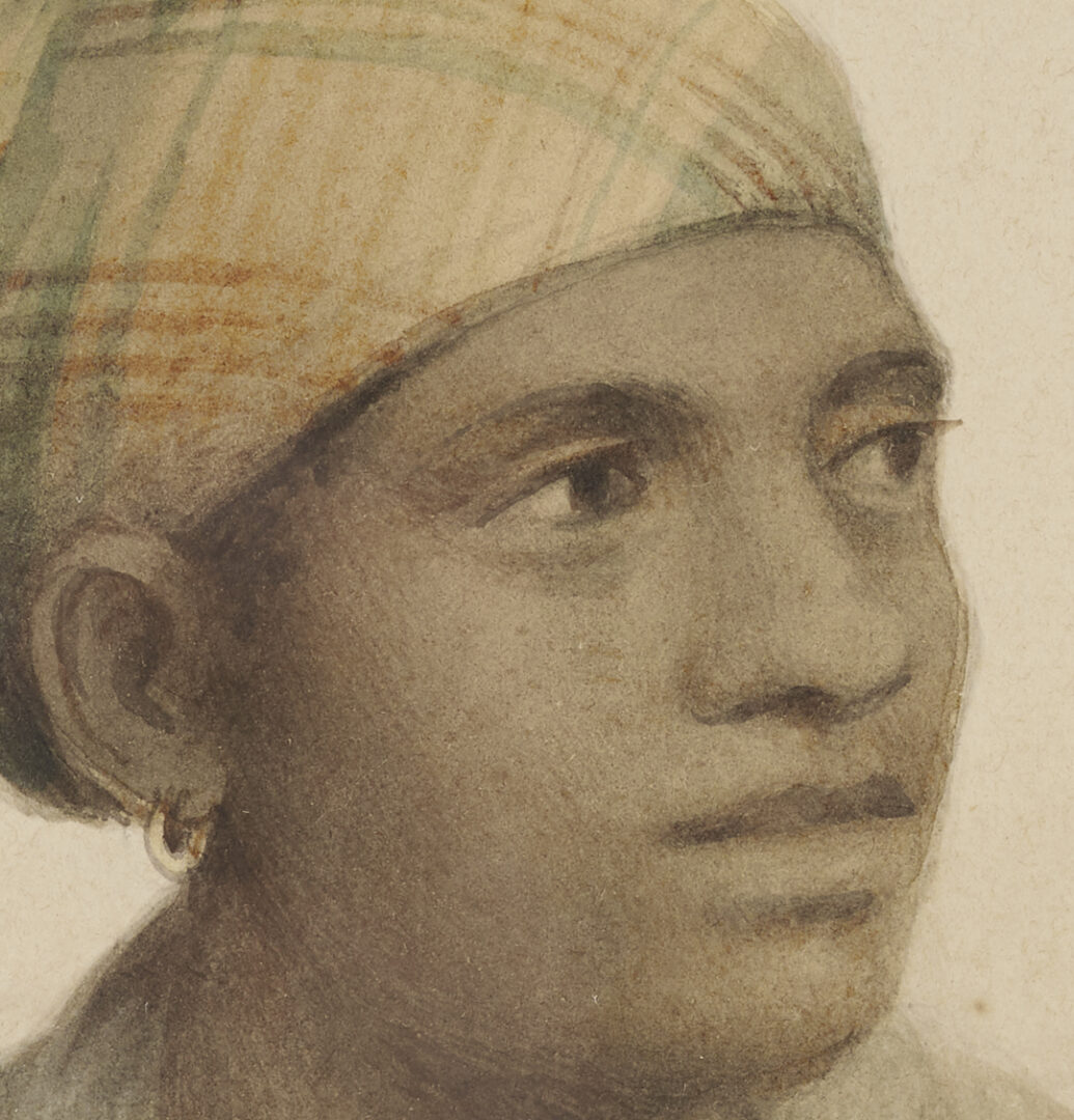 Lot 167: Maria Howard Weeden W/C Portrait of a Young Woman