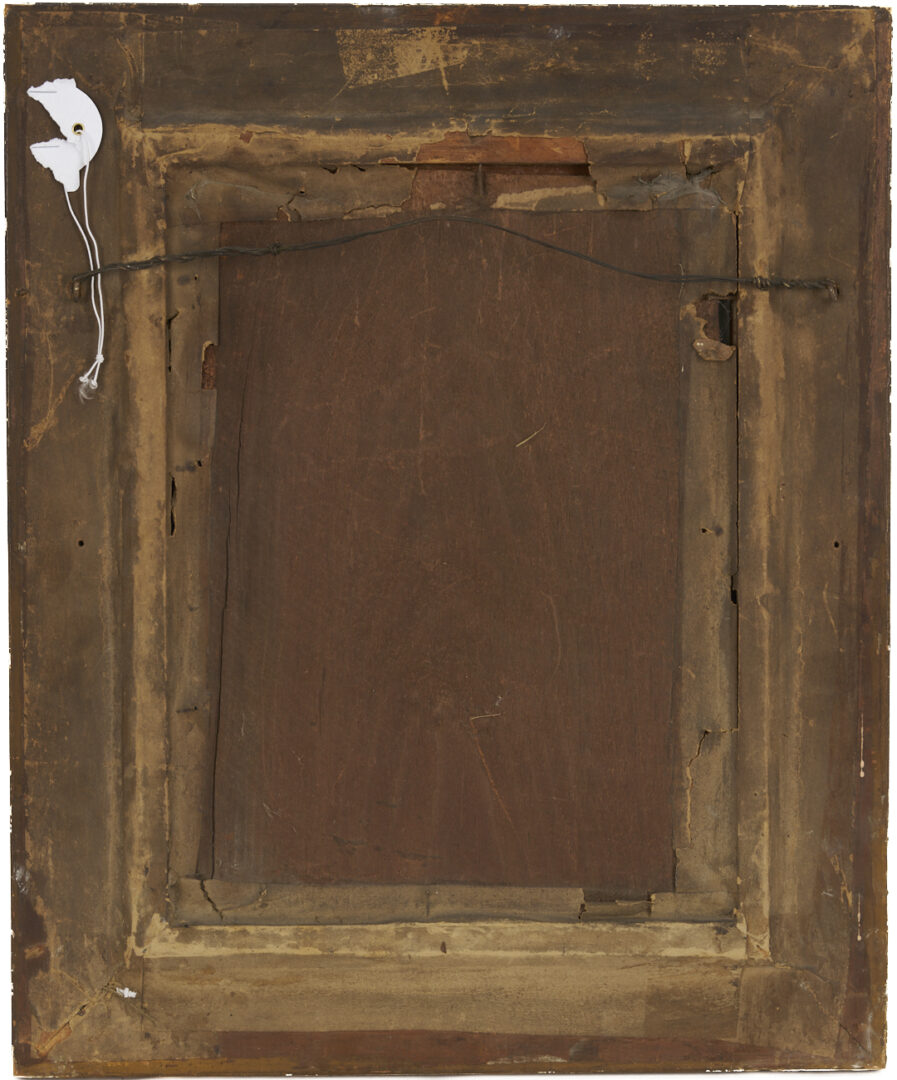 Lot 169: William A. Walker O/B Painting, Woman w/ a Cotton Basket