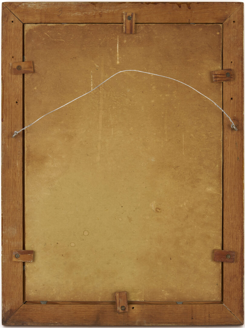 Lot 170: Elizabeth O’Neill Verner Pastel Drawing, Standing Charleston SC Flower Seller