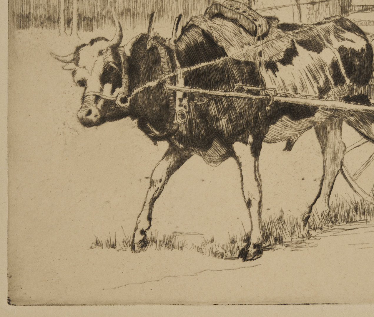 Lot 171: Alfred Hutty Etching, On a Carolina Road, 1932