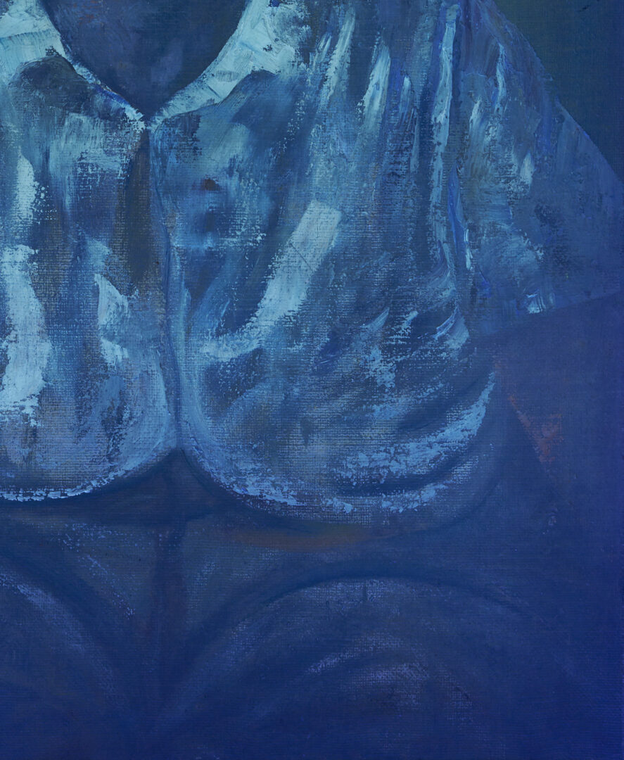 Lot 174: Noel Rockmore O/C Painting, Preservation Hall Trumpet Player