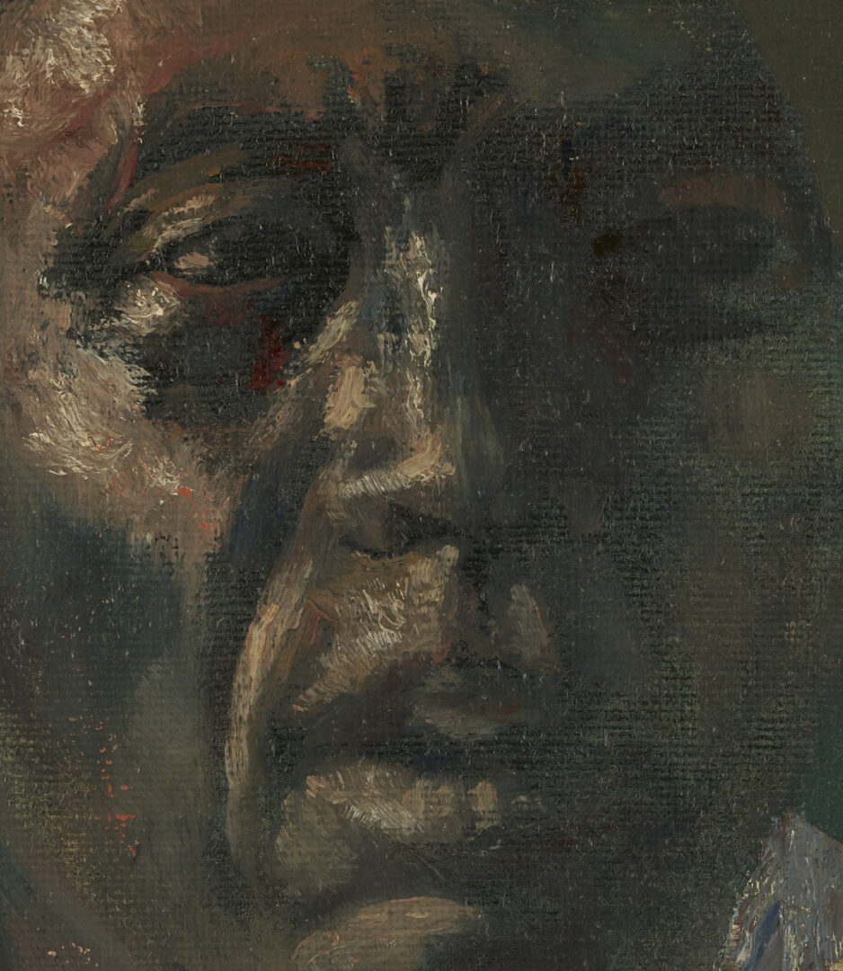 Lot 174: Noel Rockmore O/C Painting, Preservation Hall Trumpet Player