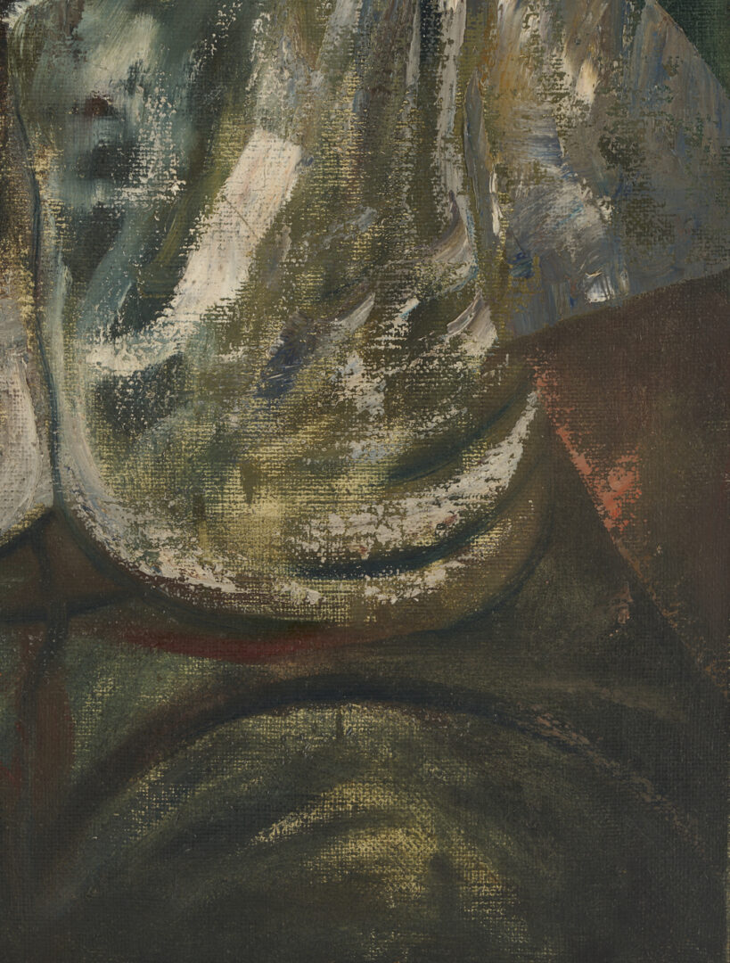 Lot 174: Noel Rockmore O/C Painting, Preservation Hall Trumpet Player