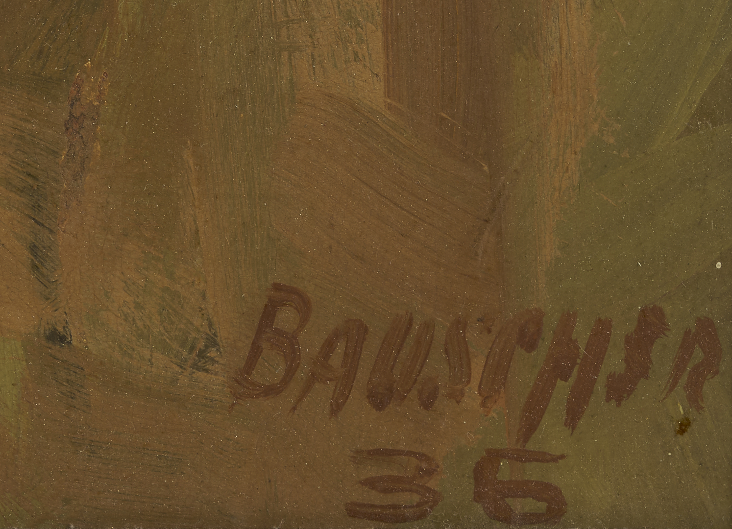 Lot 176: John T. Bauscher Double-Sided Portrait Painting, Kentucky Interest