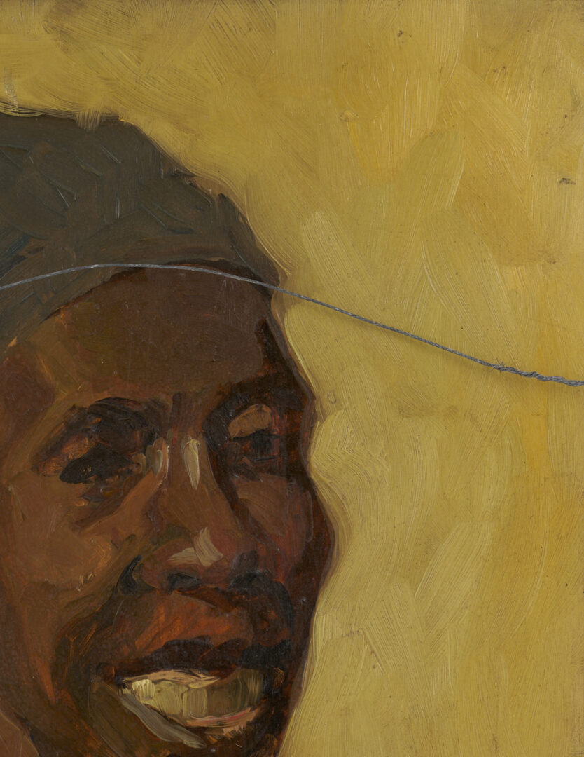 Lot 176: John T. Bauscher Double-Sided Portrait Painting, Kentucky Interest