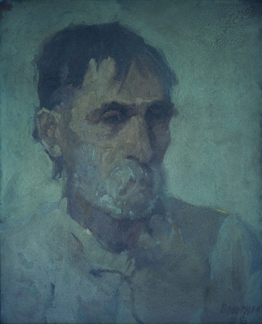 Lot 176: John T. Bauscher Double-Sided Portrait Painting, Kentucky Interest