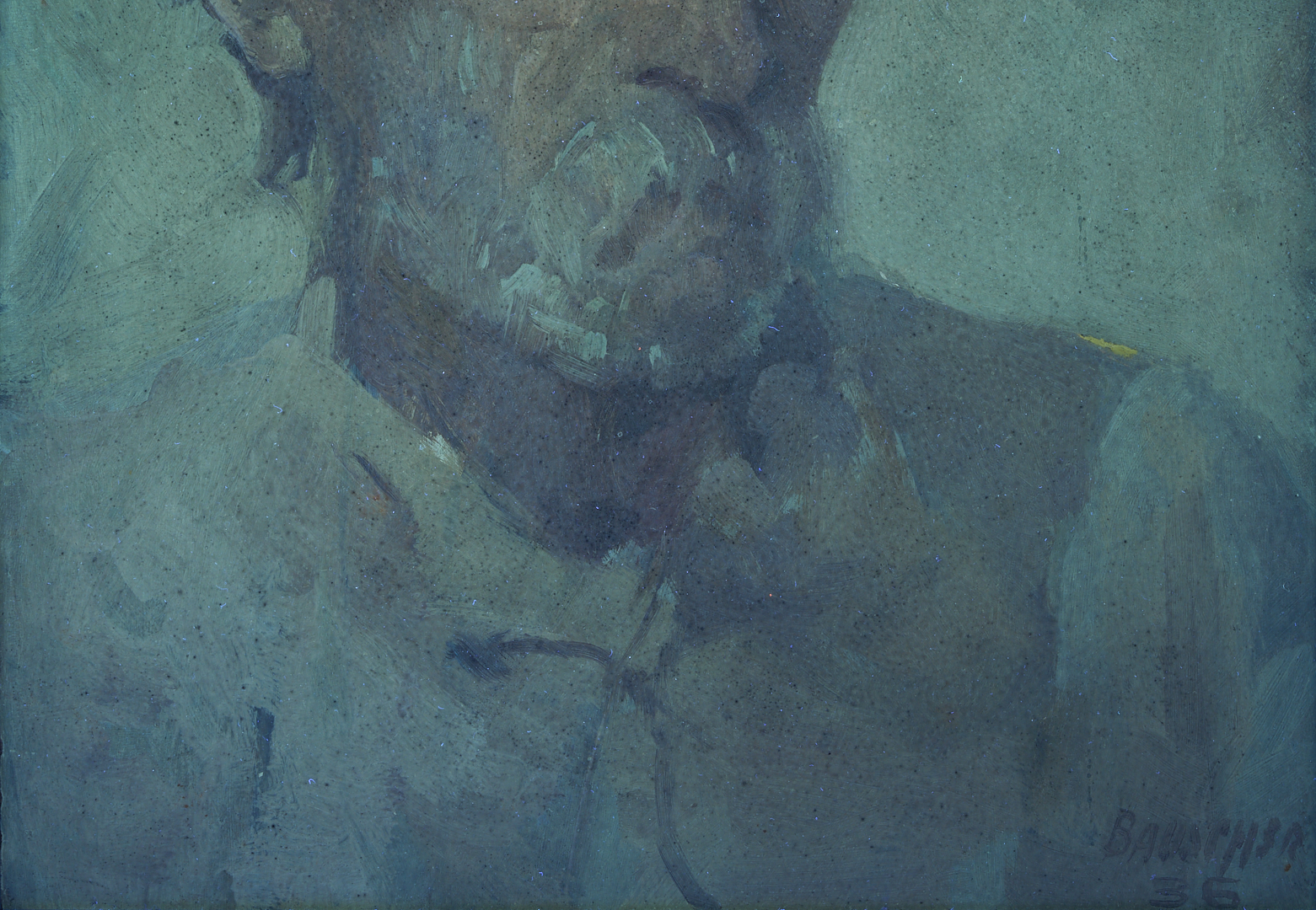 Lot 176: John T. Bauscher Double-Sided Portrait Painting, Kentucky Interest