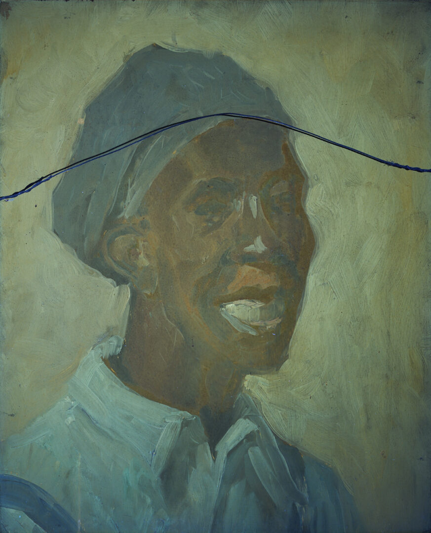 Lot 176: John T. Bauscher Double-Sided Portrait Painting, Kentucky Interest