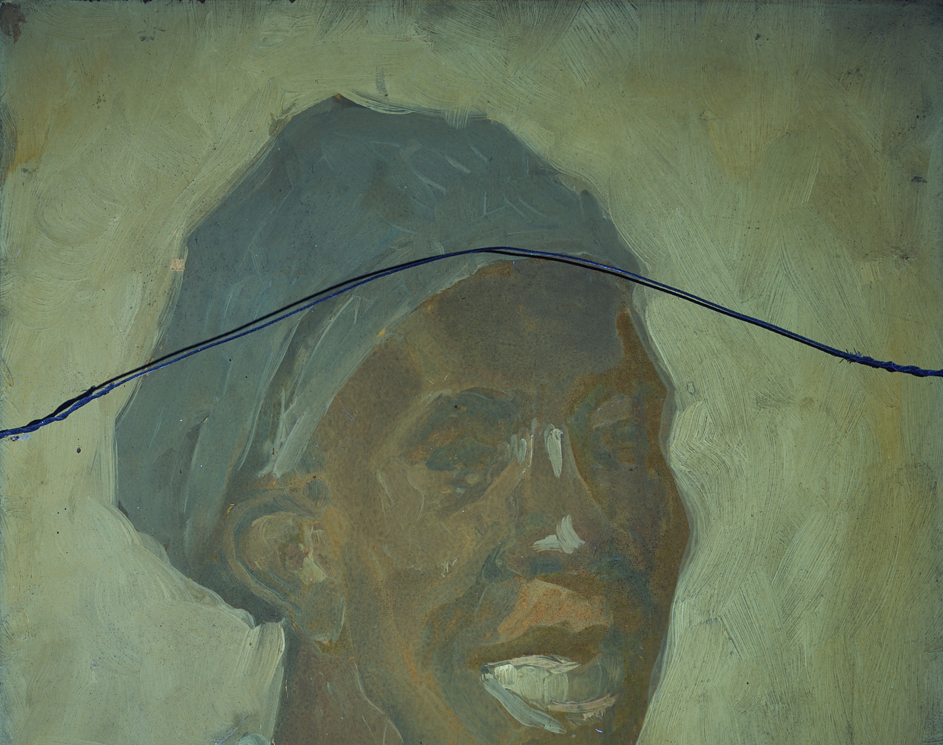 Lot 176: John T. Bauscher Double-Sided Portrait Painting, Kentucky Interest