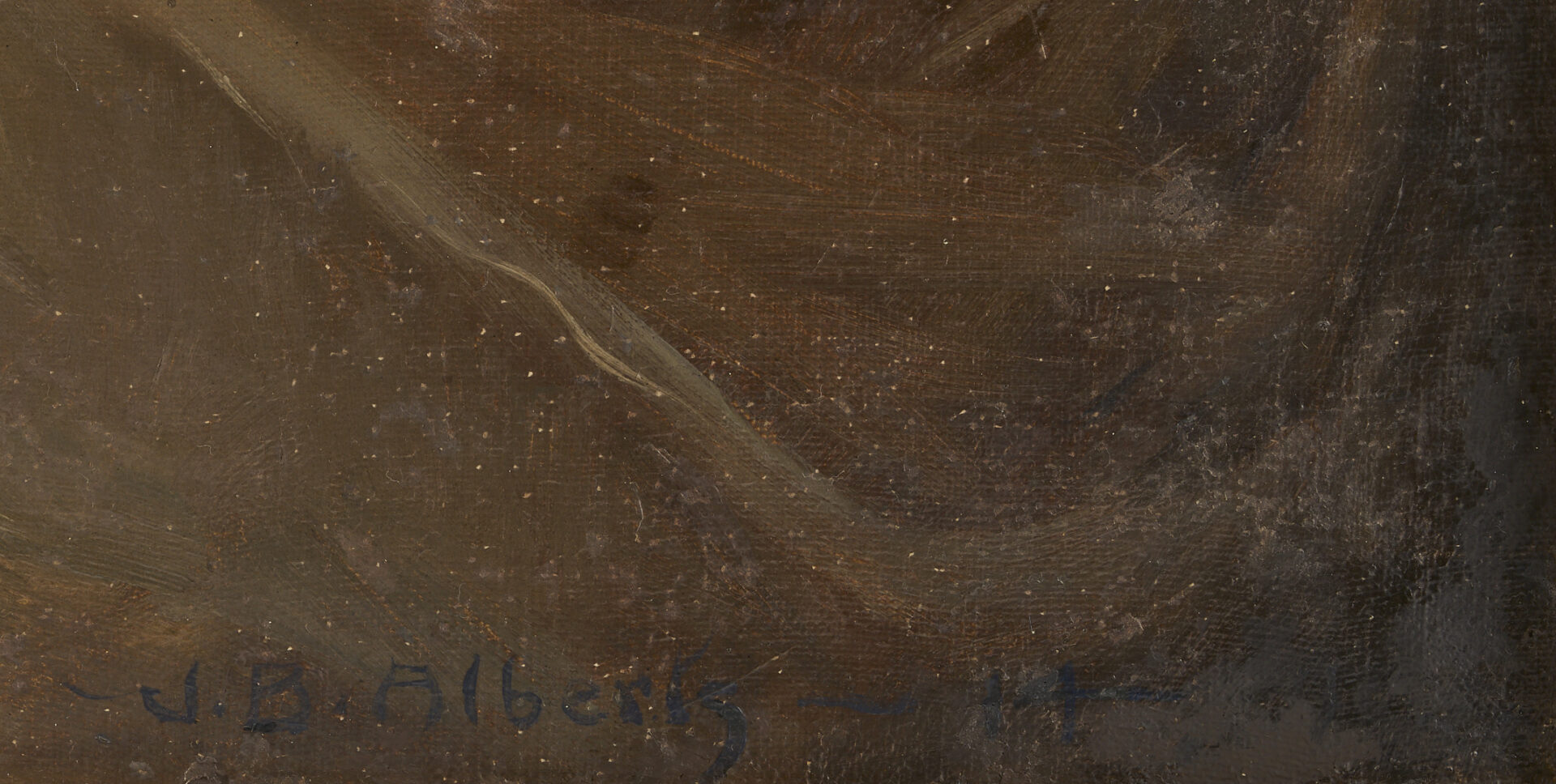 Lot 177: John Alberts O/C Portrait of a Lady with Gloved Hand