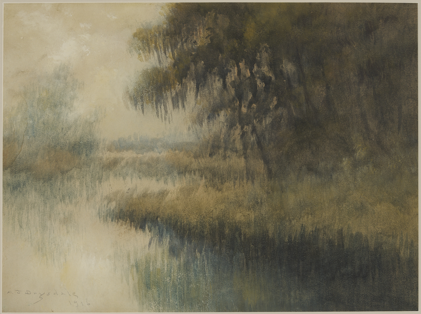 Lot 179: Alexander Drysdale Louisiana Bayou Landscape Painting