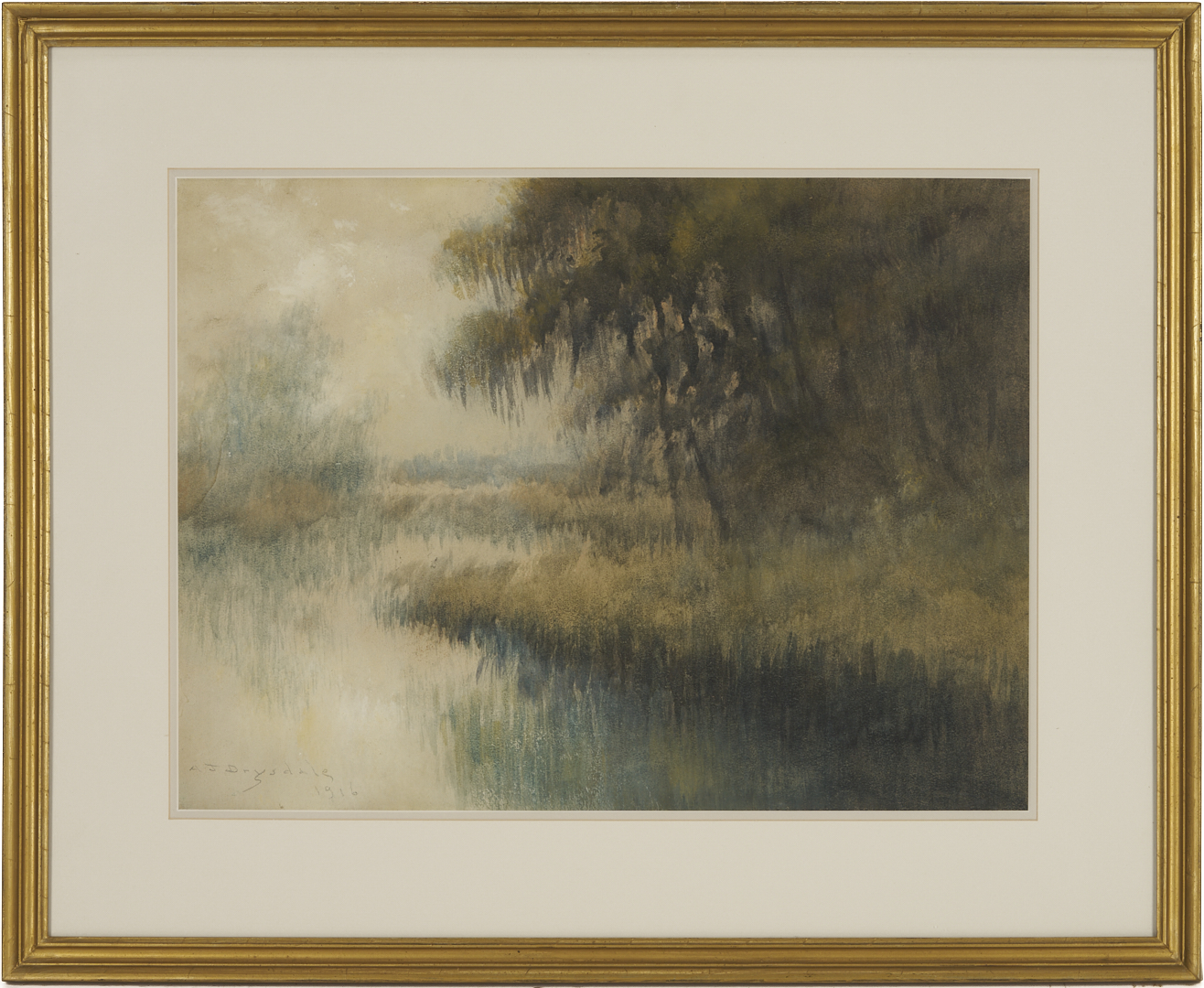 Lot 179: Alexander Drysdale Louisiana Bayou Landscape Painting