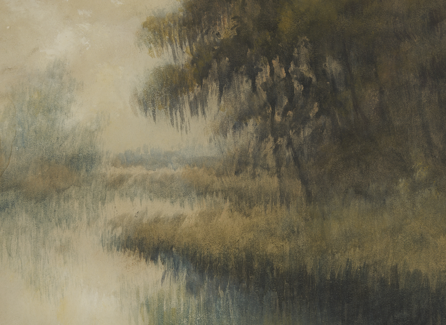 Lot 179: Alexander Drysdale Louisiana Bayou Landscape Painting
