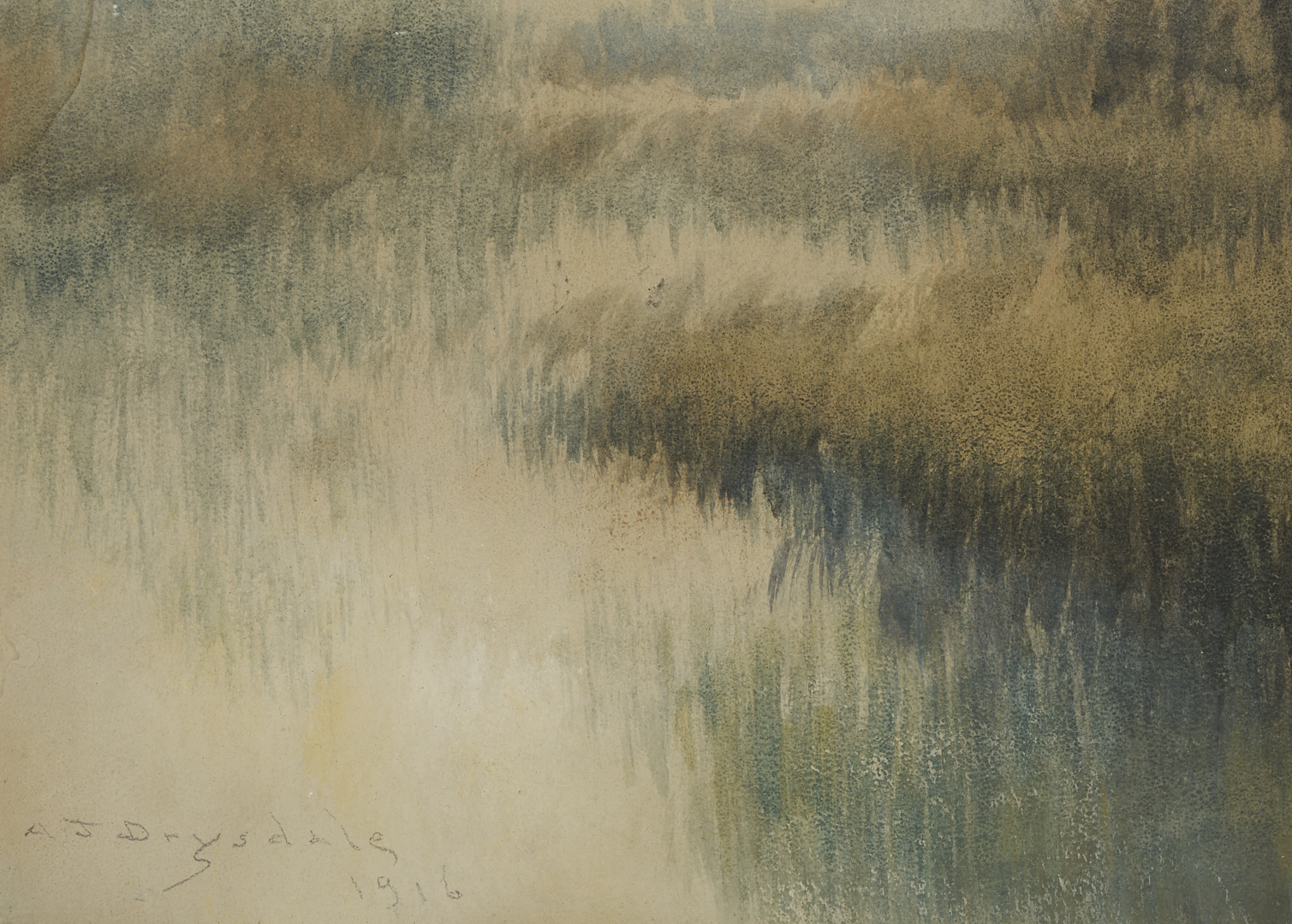 Lot 179: Alexander Drysdale Louisiana Bayou Landscape Painting